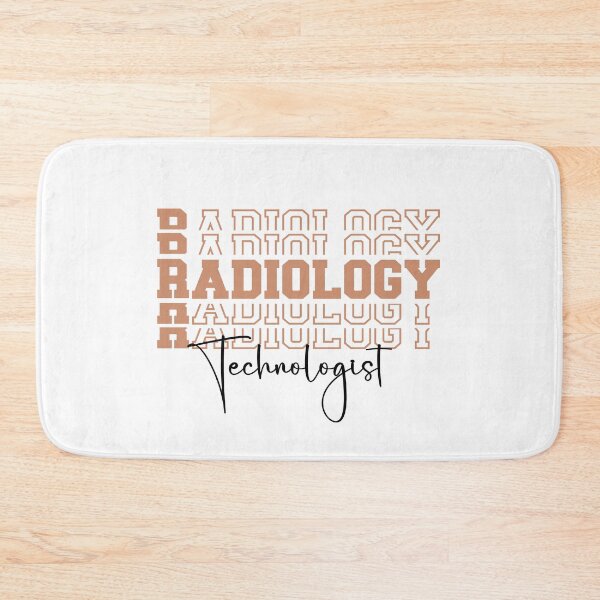 Item preview, Radiology Technologist-neutral cascade letters designed and sold by CareWearDesigns.