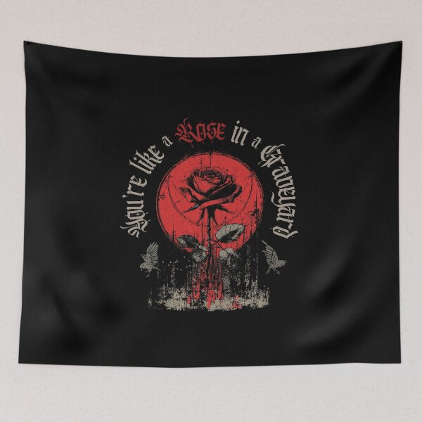 Item preview, Rose in a Graveyard Alchemised SenLinYu Quote Art designed and sold by Coloor.