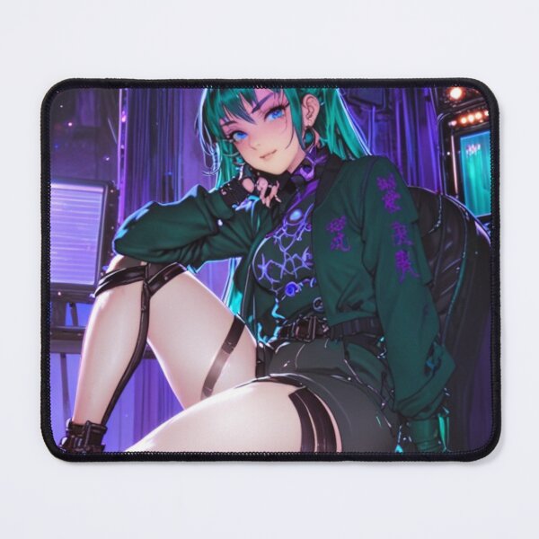 Item preview, Cyberpunk Anime Girl Neon Gaming Room Aesthetic designed and sold by AnimDream .