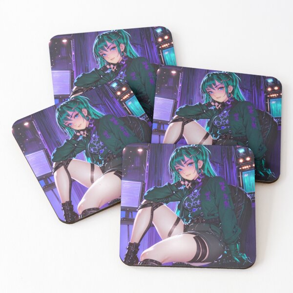Item preview, Cyberpunk Anime Girl Neon Gaming Room Aesthetic designed and sold by AnimDream .