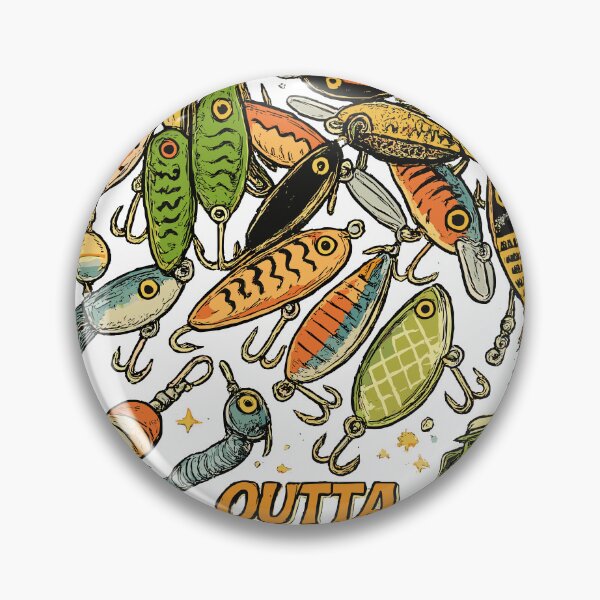 Item preview, Fishing Lures Off Grid T-Shirt designed and sold by Matinez Pink.