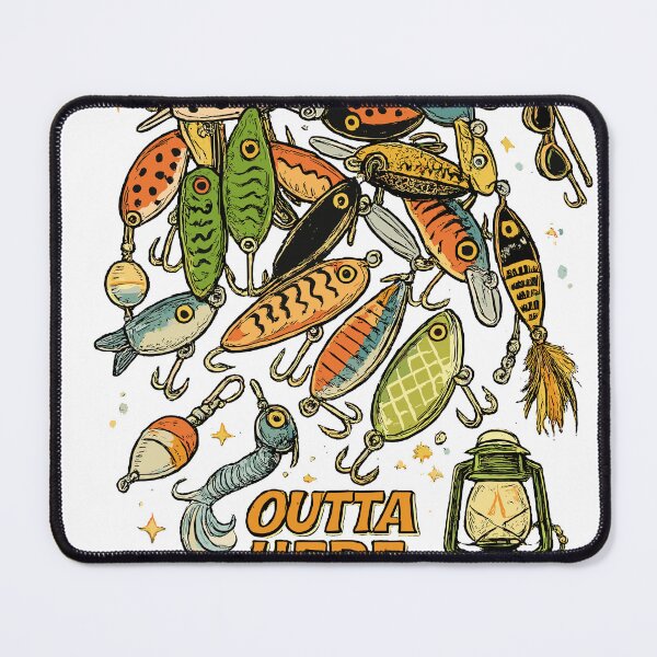 Item preview, Fishing Lures Off Grid T-Shirt designed and sold by Matinez Pink.