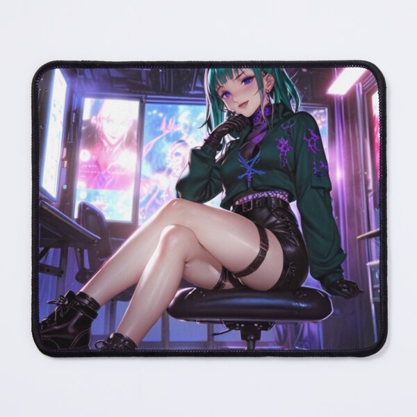 Item preview, Neon Gamer Girl Anime Cyberpunk Style designed and sold by AnimDream .