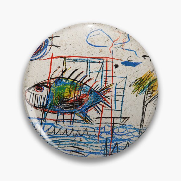 Item preview, Abstract Scribble Fish Drawing With Naive Coastal Sketchbook Style designed and sold by Modaozushi216.