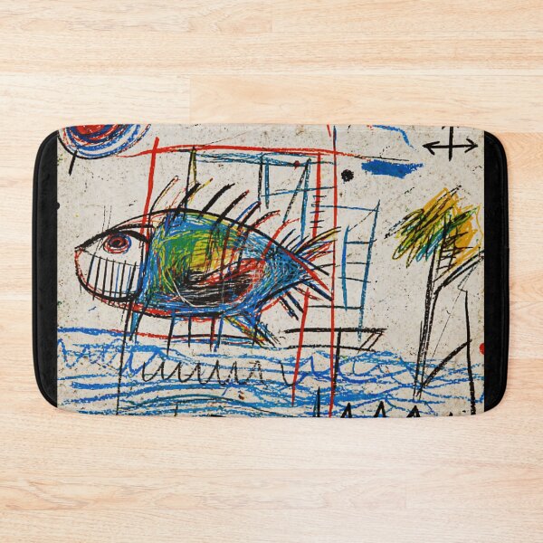 Item preview, Abstract Scribble Fish Drawing With Naive Coastal Sketchbook Style designed and sold by Modaozushi216.