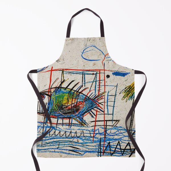 Item preview, Abstract Scribble Fish Drawing With Naive Coastal Sketchbook Style designed and sold by Modaozushi216.