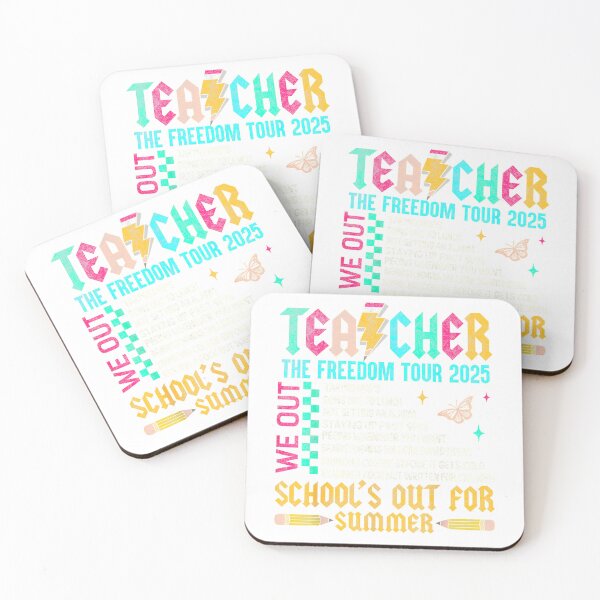 Item preview, Teacher Freedom Tour 2025 Summer Break Last Day Of School T-Shirt designed and sold by SubStudio97.