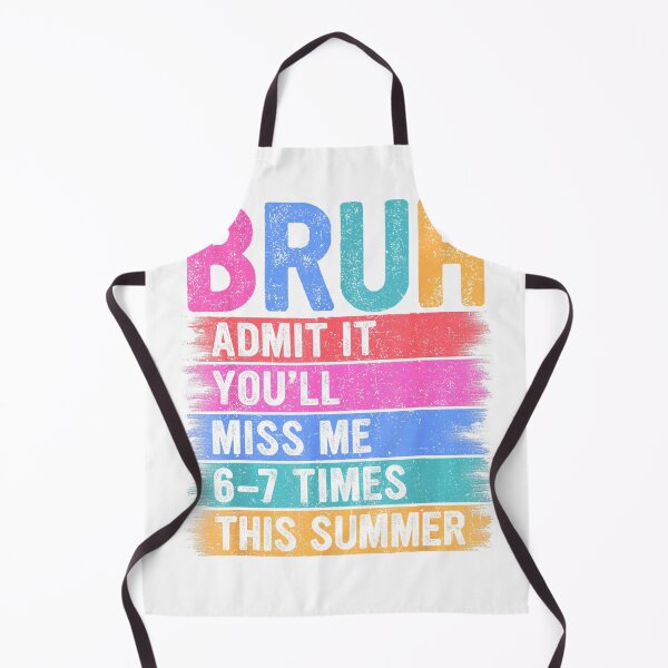 Item preview, Teacher Kids Admit It You'll Miss Me 67 Bruh Last Day School T-Shirt designed and sold by RKdrawings.
