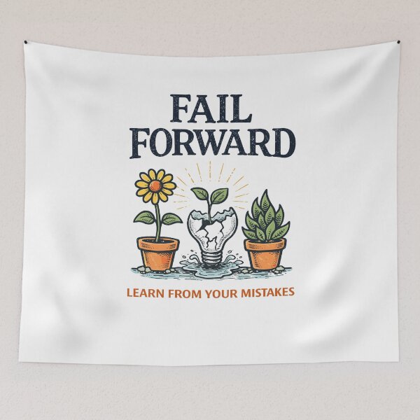 Item preview, Fail Forward: Grow from Mistakes designed and sold by Matinez Pink.