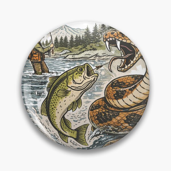 Item preview, Copperhead Angler Co. Fishing Adventure designed and sold by Matinez Pink.
