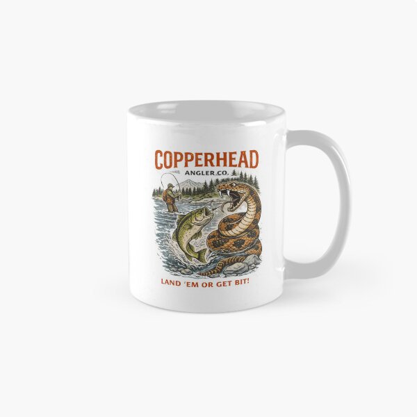 Item preview, Aventura de pesca de Copperhead Angler Co. designed and sold by Matinez Pink.