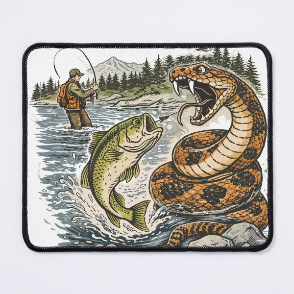 Item preview, Copperhead Angler Co. Fishing Adventure designed and sold by Matinez Pink.