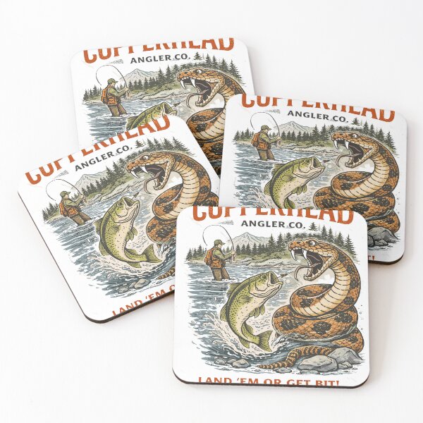 Item preview, Copperhead Angler Co. Fishing Adventure designed and sold by Matinez Pink.