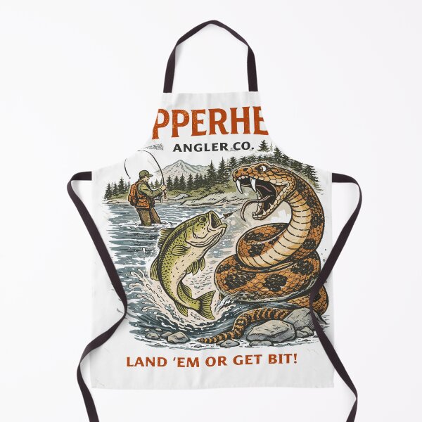 Item preview, Copperhead Angler Co. Fishing Adventure designed and sold by Matinez Pink.