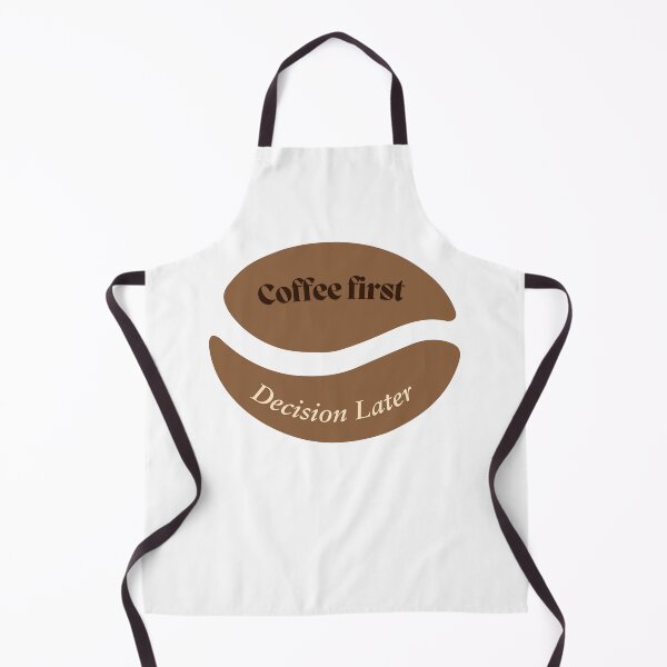 Item preview, Coffee First Decision Later —  Coffee Lover Cute Coffee Bean Quote Design designed and sold by Blush Drop.