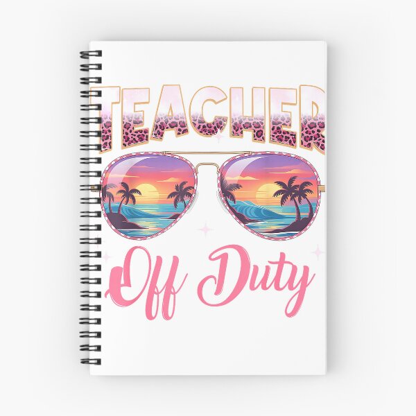 Item preview, Teacher Off Duty Last Day of School Funny Girl Women Teacher T-Shirt designed and sold by SubStudio97.