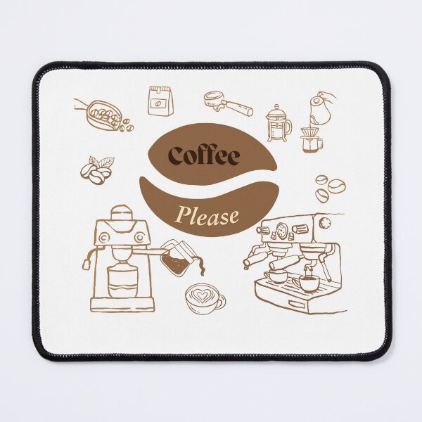 Item preview, Coffee Please — Funny Coffee Lover Gift | Cute Coffee Bean Quote Design designed and sold by Blush Drop.