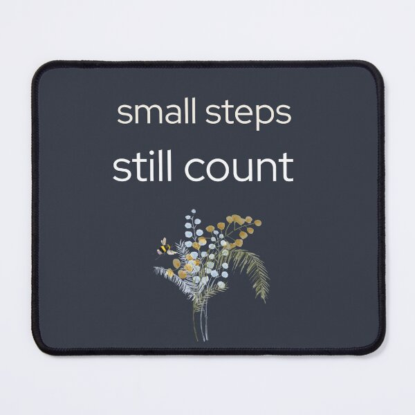 Item preview, Small Steps Still Count | Cozy Productivity Journal designed and sold by Creativ_Design.