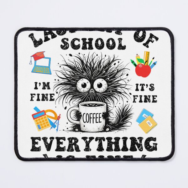 Item preview, Teachers Last Day of School Funny Black Cat I Survived Retro T-Shirt designed and sold by RKdrawings.