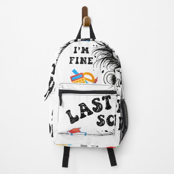 Item preview, Teachers Last Day of School Funny Black Cat I Survived Retro T-Shirt designed and sold by RKdrawings.