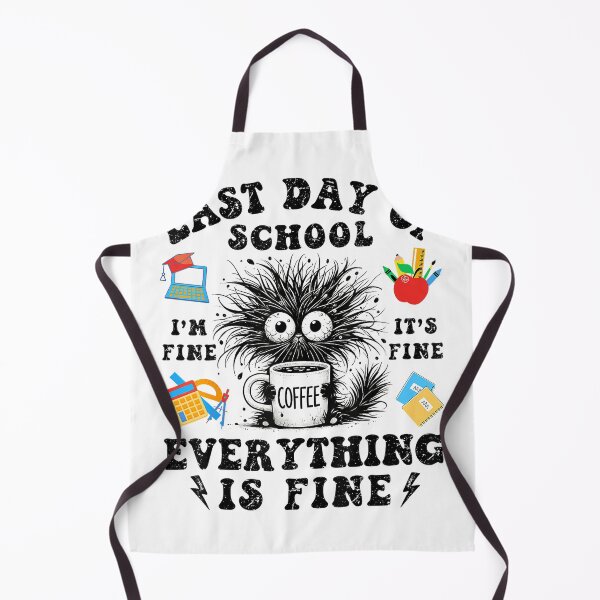 Item preview, Teachers Last Day of School Funny Black Cat I Survived Retro T-Shirt designed and sold by RKdrawings.