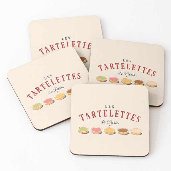 Item preview, Paris Tartelettes Art – Vintage French Cafe Decor designed and sold by AbsoluteMotif.