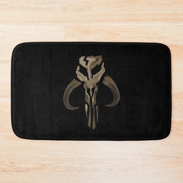 Item preview, Mythosaur Skull Mandalorian Sigil Brushstroke Art designed and sold by Verudam.