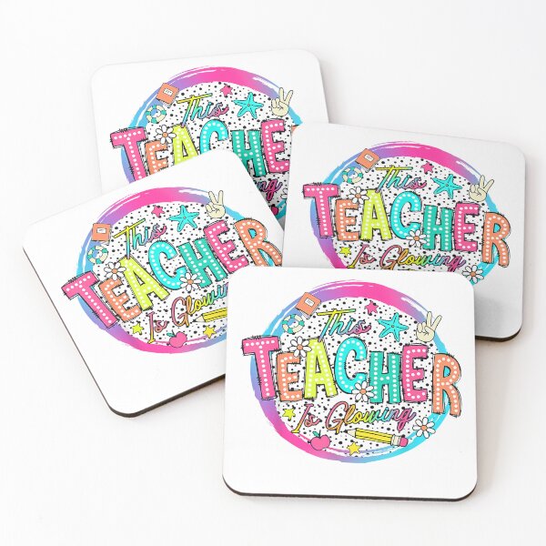 Item preview, This Teacher is Glowing Hello Summer Funny End of School T-Shirt designed and sold by SubStudio97.