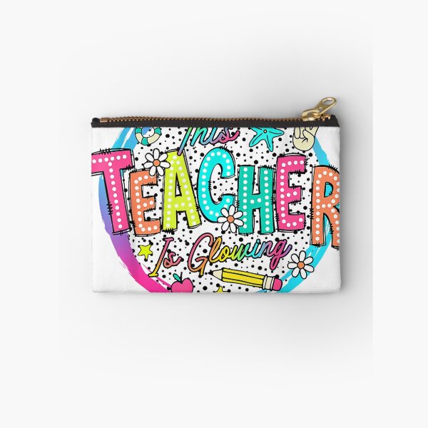 Item preview, This Teacher is Glowing Hello Summer Funny End of School T-Shirt designed and sold by SubStudio97.