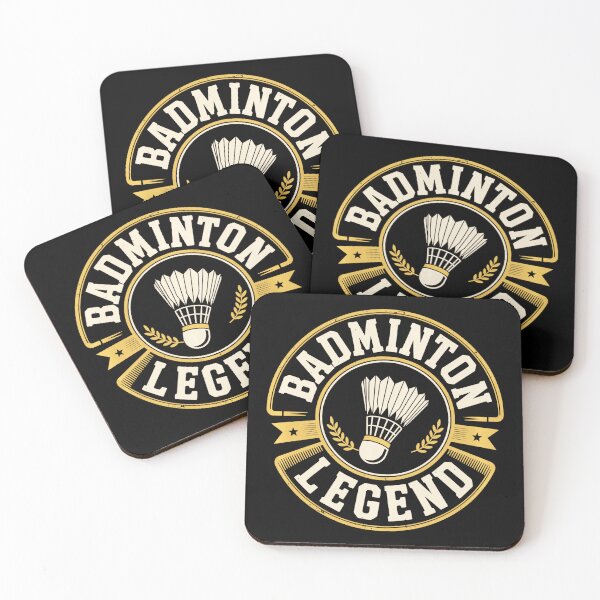 Item preview, Badminton Legend Vintage Shuttlecock Emblem with Classic Champion Style designed and sold by allistermariam.