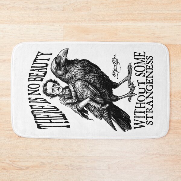 Item preview, Edgar Allan Poe No Beauty Strangeness Quote Gothic Raven designed and sold by GrandeDuc.