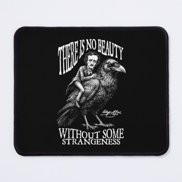 Item preview, Edgar Allan Poe No Beauty Strangeness Quote Gothic Raven designed and sold by GrandeDuc.