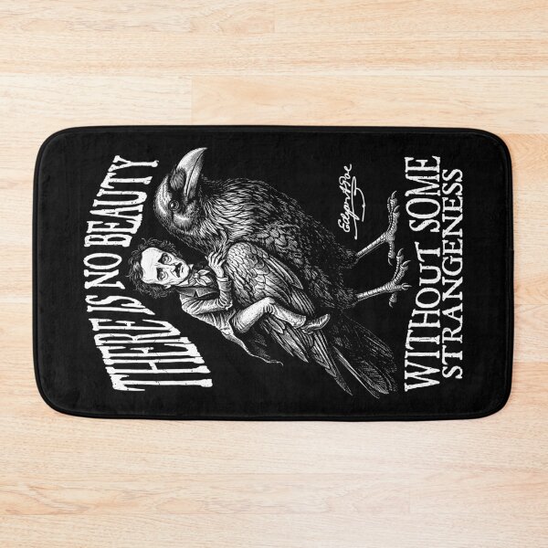 Item preview, Edgar Allan Poe No Beauty Strangeness Quote Gothic Raven designed and sold by GrandeDuc.