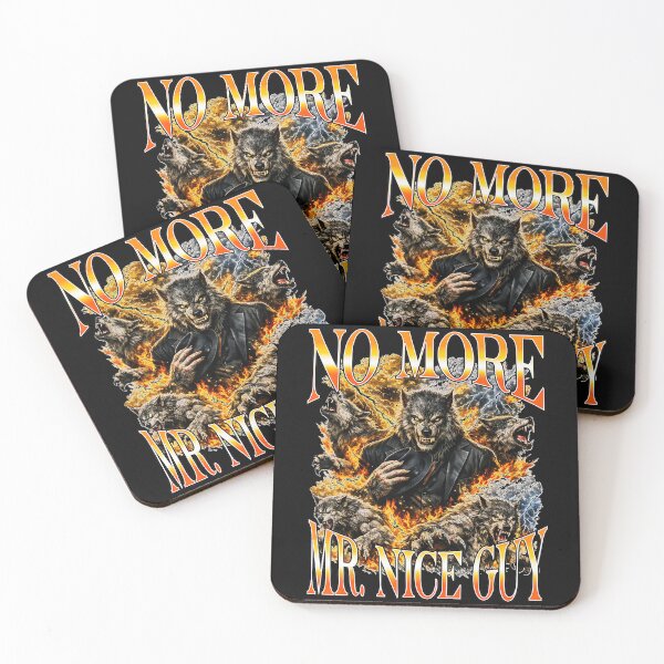 Item preview, No More Mr Nice Guy Alpha Wolf Chaos Meme designed and sold by Masonixem.