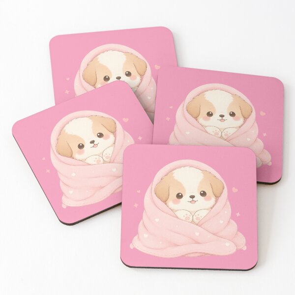 Item preview, Cute puppy in a blanket designed and sold by EsenciaZen.
