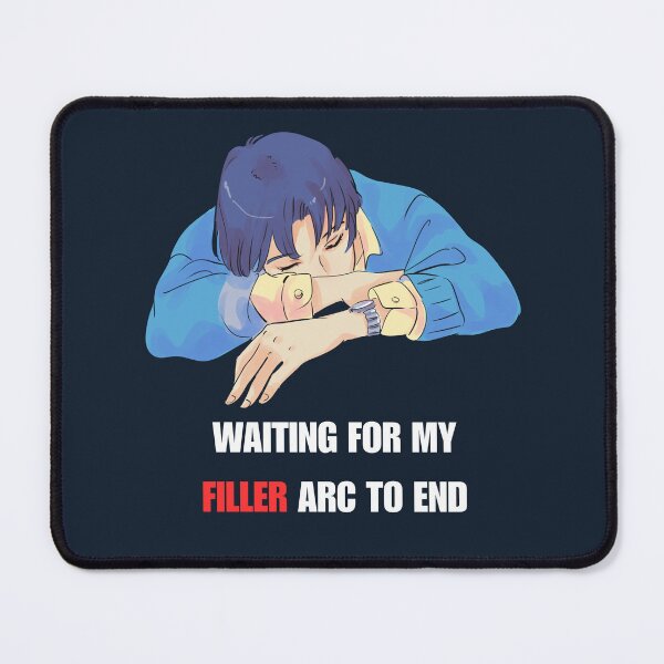 Item preview, Sarcastic Retro Anime Waiting For My Filler Arc To End designed and sold by Ctrl+Z Enthusiast.
