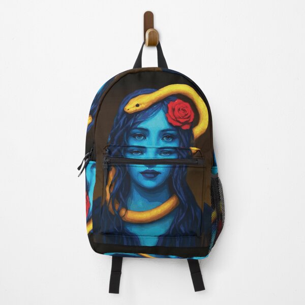 Item preview, Mystical Blue Woman Abstract Portrait Art designed and sold by RamyGallery.