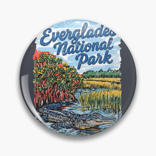 Item preview, Everglades National Park Colorful Swamp Landscape Alligator  designed and sold by HowToCanadian.