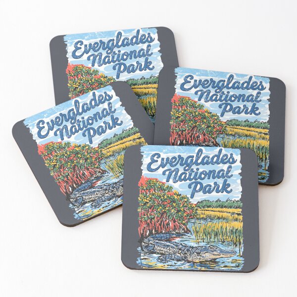 Item preview, Everglades National Park Colorful Swamp Landscape Alligator  designed and sold by HowToCanadian.