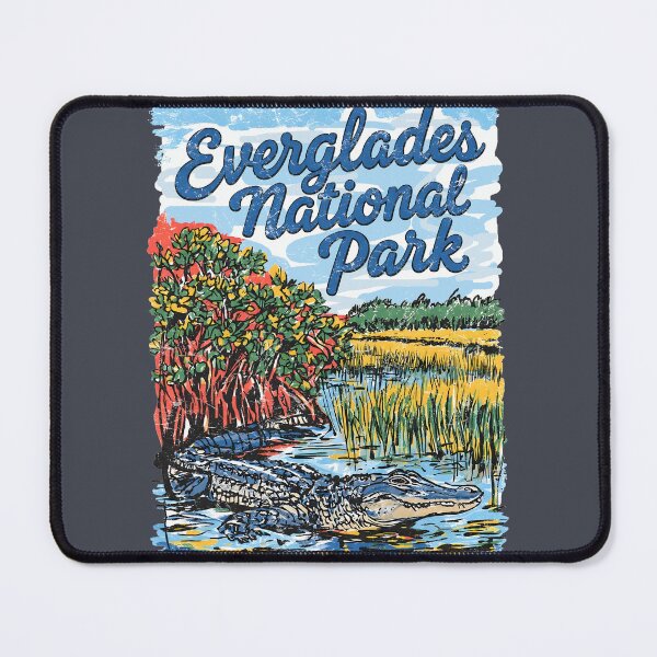 Item preview, Everglades National Park Colorful Swamp Landscape Alligator  designed and sold by HowToCanadian.