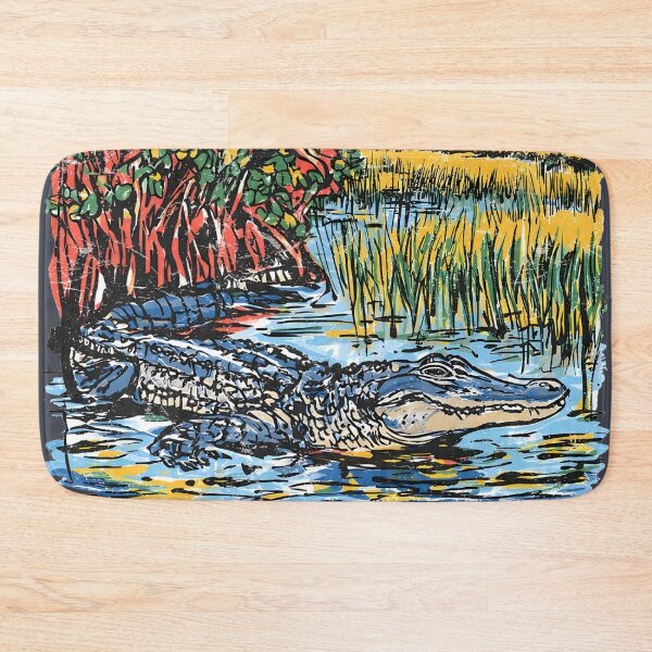 Item preview, Everglades National Park Colorful Swamp Landscape Alligator  designed and sold by HowToCanadian.