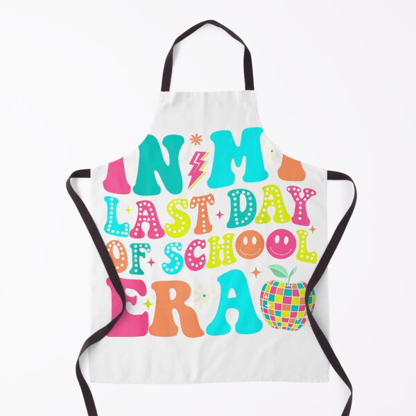 Item preview, in My Last Day of School Era Retro Summer Break Teacher Kids T-Shirt designed and sold by kevincuellar.