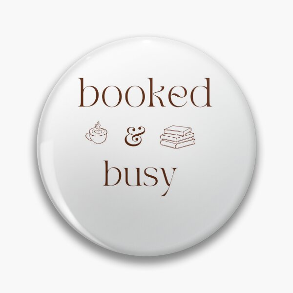 Item preview, Booked & Busy | Minimal Cozy Reader Aesthetic designed and sold by AeraArts.