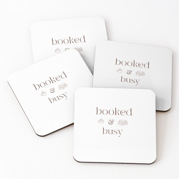 Item preview, Booked & Busy | Minimal Cozy Reader Aesthetic designed and sold by AeraArts.