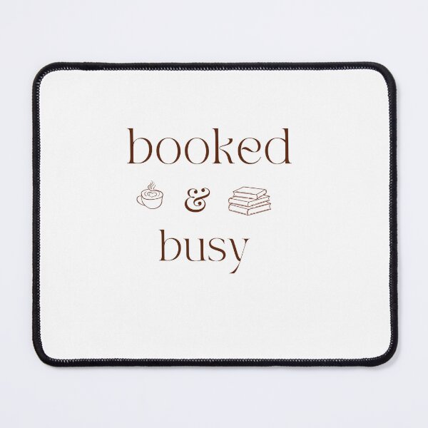 Item preview, Booked & Busy | Minimal Cozy Reader Aesthetic designed and sold by AeraArts.