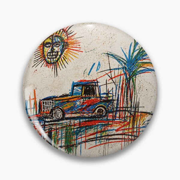 Item preview, Abstract Desert Truck Sketch With Primitive Sun and Palm Tree designed and sold by Modaozushi216.