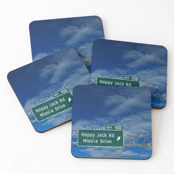Item preview, Happy Jack Road & Missile Drive – Wyoming Highway Sign Photo designed and sold by aadventures.
