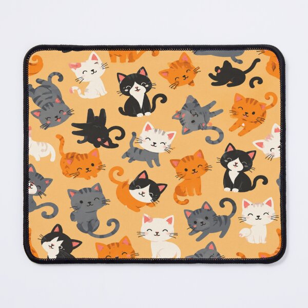 Item preview, Cute Cartoon Cat Pattern Tote Bag | Kawaii Seamless Cat Print designed and sold by ArtoryNest.