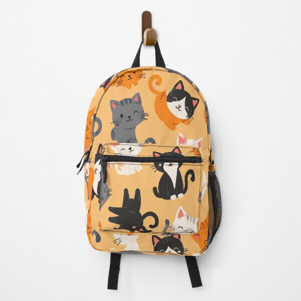 Item preview, Cute Cartoon Cat Pattern Tote Bag | Kawaii Seamless Cat Print designed and sold by ArtoryNest.