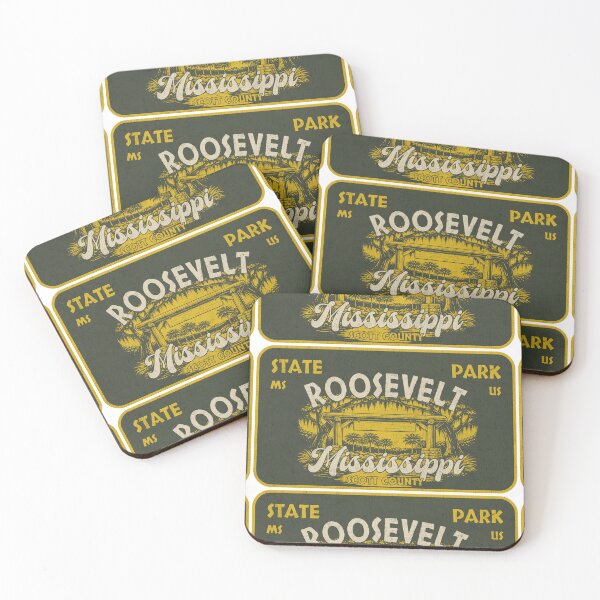 Item preview, Roosevelt State Park, Scott County, Mississippi, badge design designed and sold by Wanderful-roads.